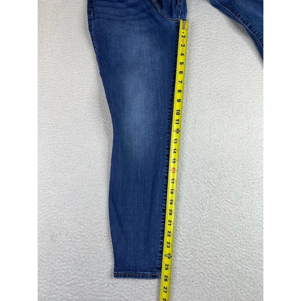 Lucky Brand Mid Rise Skinny Ava Ankle Jeans Womens 10/30 Blue Stretch Denim - Picture 16 of 16